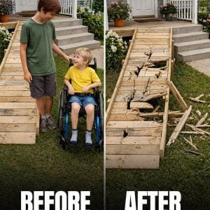 My Son Used His Bicycle Money to Build a Ramp for a Disabled Boy — Then a Neighbor Destroyed It and Lost Everything