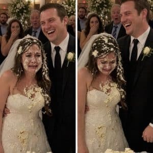 My Groom Smashed My Face Into the Wedding Cake in Front of 120 Guests — Then My Brother Stood Up and Silenced the Entire Room