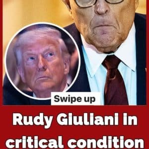 Rudy Giuliani Hospitalized With Pneumonia in Critical Condition at 81