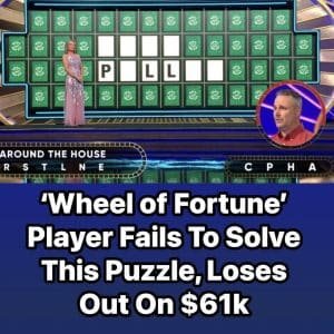 Wheel of Fortune Contestant Misses $61,000 With "Body Pillow" Bonus Round Stumble