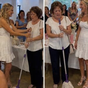 My Future Daughter-in-Law Handed Me a Mop at Her Bridal Shower — What I Pulled From My Purse Made the Room Go Silent