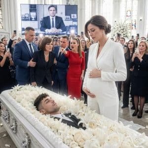 My Mother-in-Law Called Me a Gold Digger at My Husband's Funeral — Then His Lawyer Walked In With a Projector
